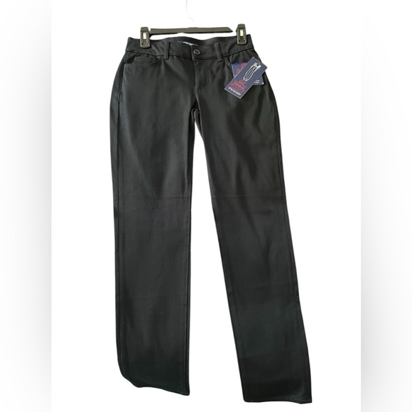 Chaps Women’s Straight Bl-stretch Twill-pants, Black, 2 - Picture 5 of 7